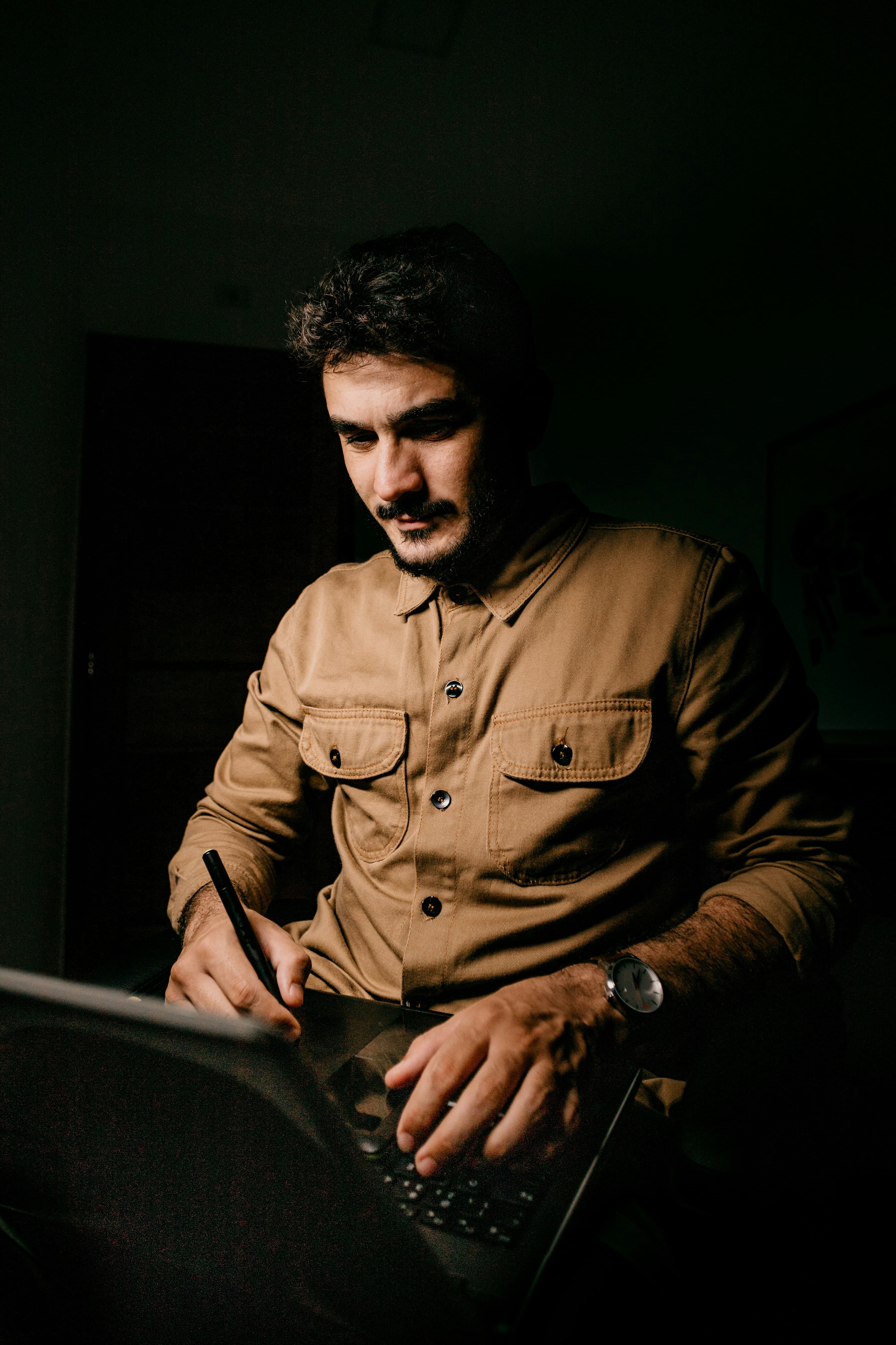 a verdant forest steeped in mist